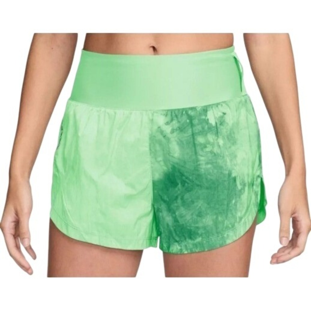 Nike Trail Womens S Green Frost Repel 3" Mid Rise Brief Running Shorts NWT